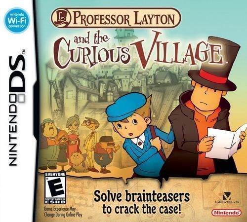 Professor Layton And The Curious Village (Micronauts) (USA) Game Cover